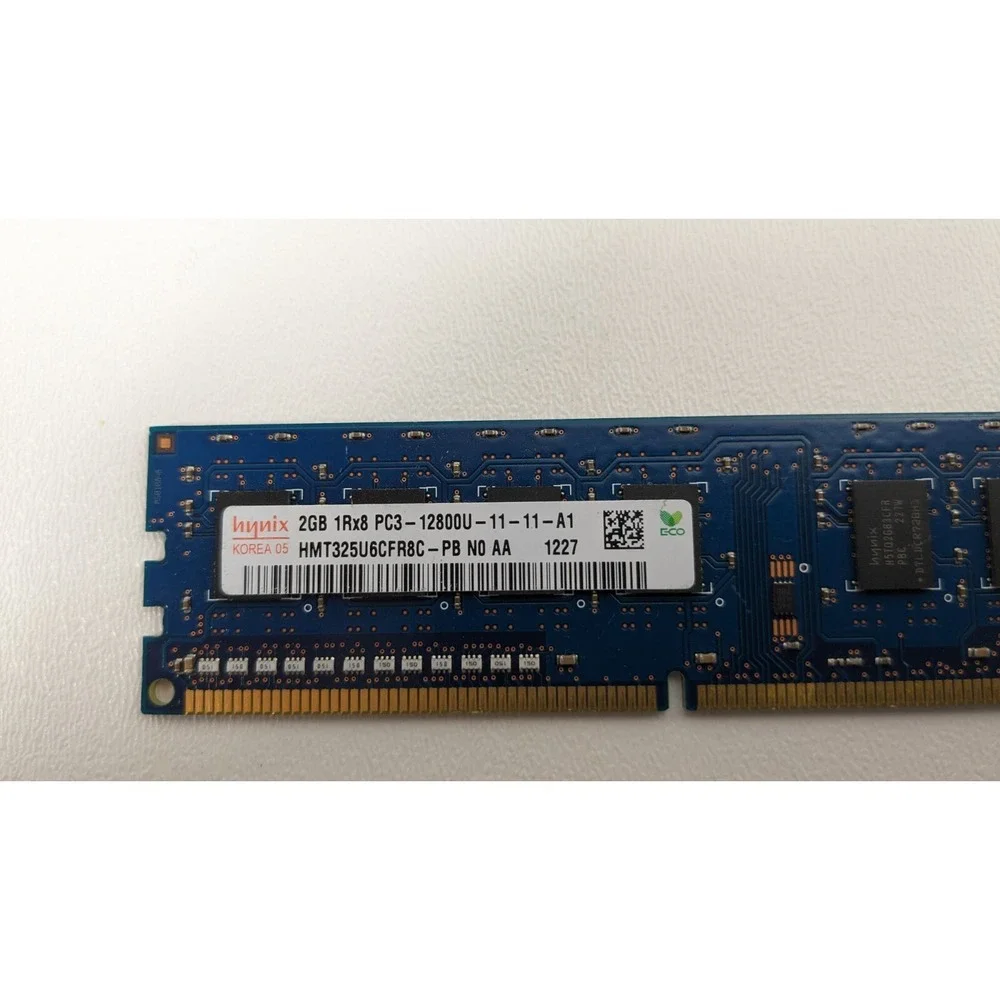 Hynix 4GB (2x2GB) DDR3 1Rx8 PC3-12800u-11-11-A1 Desktop RAM Memory HMT325U6CFR8C